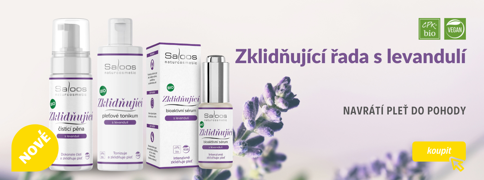 Saloos kosmetika - řada Zklidnění