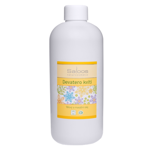 Saloos Tělový a masážní olej Devatero kvítí 500ml