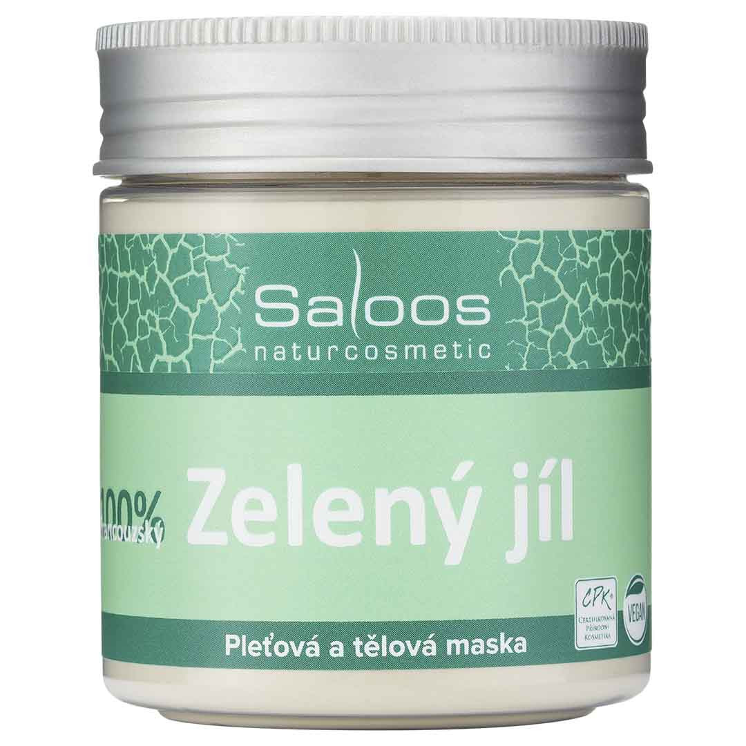Tělová a pleťová maska Zelený jíl 140g