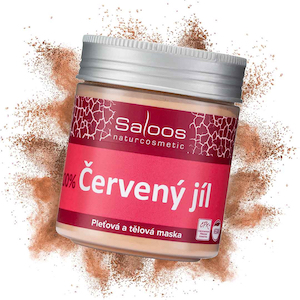 Tělová a pleťová maska Červený jíl 140g