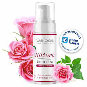 Bio Růžová čisticí pěna na pleť