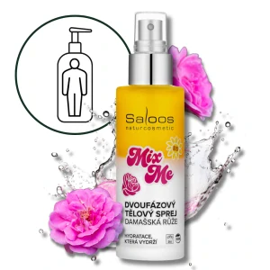 Dvoufázový tělový sprej Damašská růže 100ml