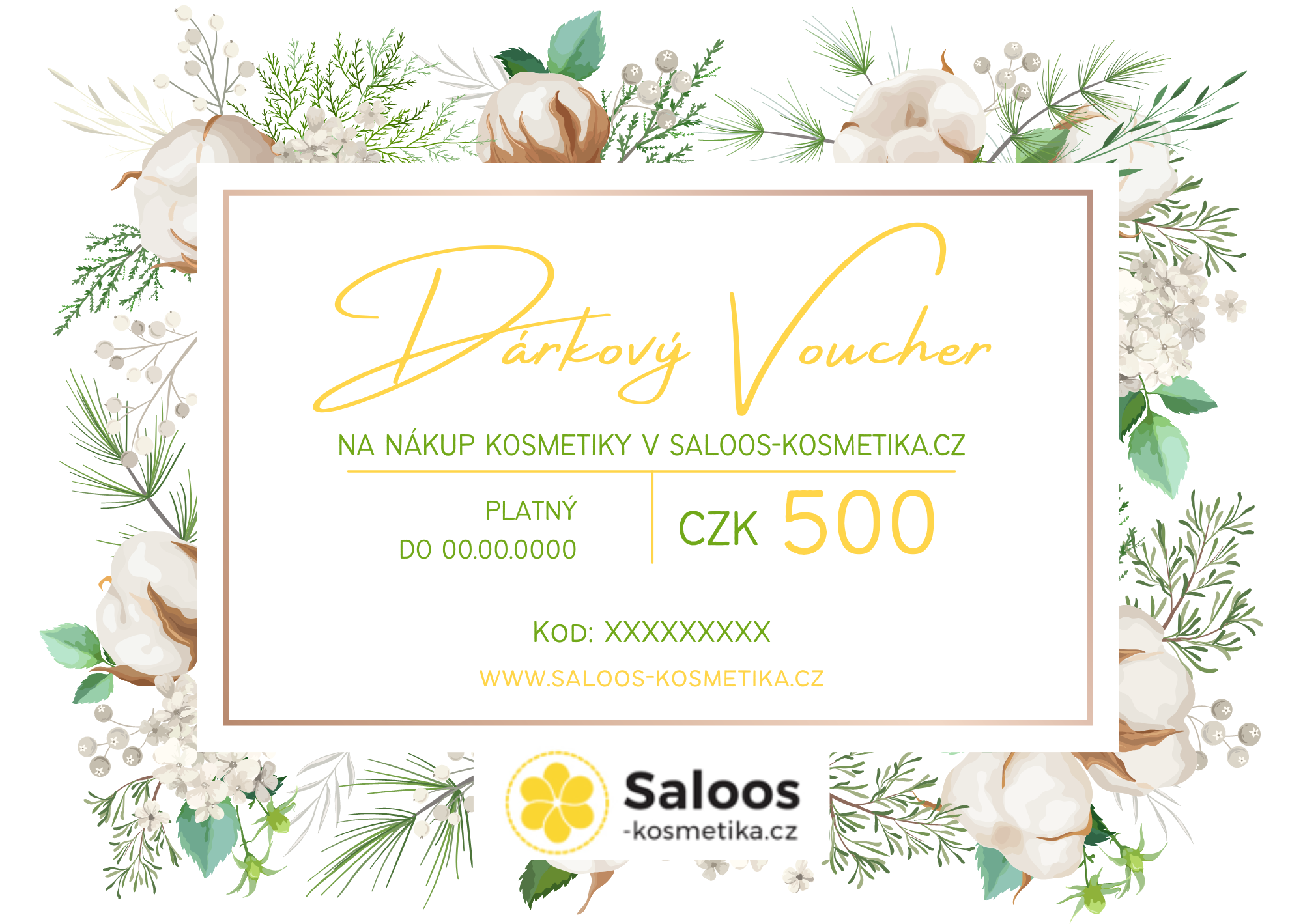 Dárkový poukaz - voucher 1.500 Kč