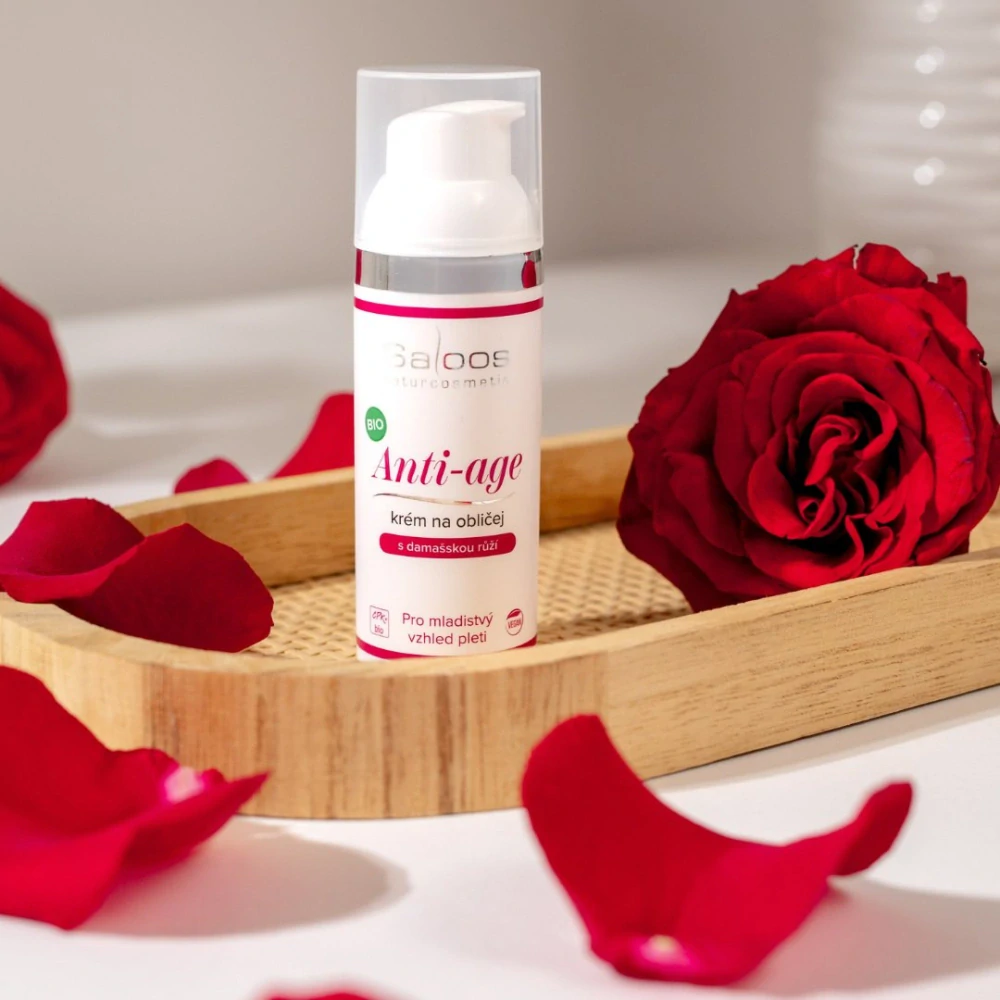 Přírodní anti-age krém s růží 50ml