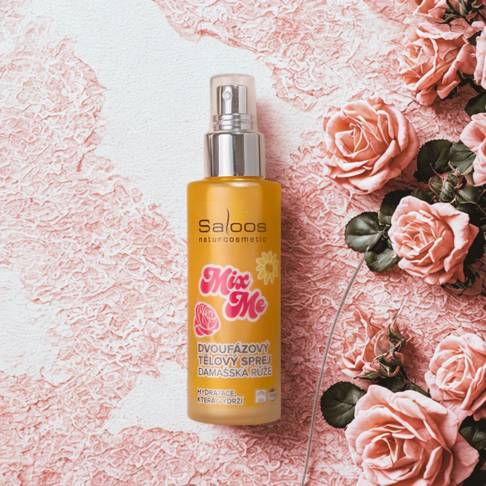 Dvoufázový tělový sprej Damašská růže 100ml