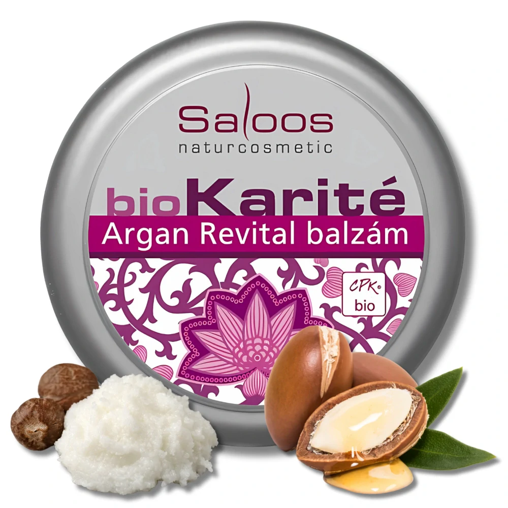 Saloos Bio Karité balzám Argan Revital 19ml