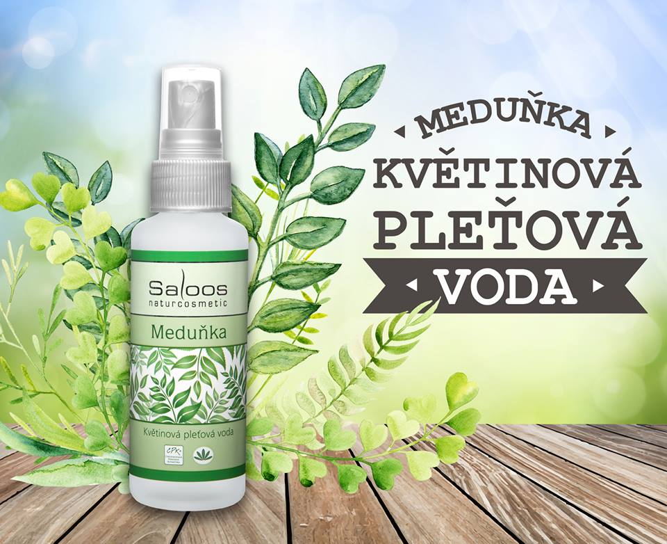 Saloos kosmetika - Květinová pleťová voda Meduňka
